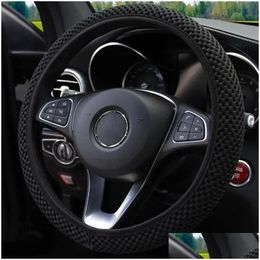 Steering Wheel Covers Ers Fashion Car Er Without Inner Ring Elastic Grip For Easy Installation And Removal Accessories Drop Delivery A Oth1C