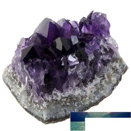 Craft Tools Natural Amethyst Quartz Crystal Cluster Healing Stones Specimen Home Decoration Crafts Piedras Naturales Y Minerales Dro Dhrog