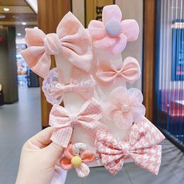 Hair Accessories Plush Colorful Loverly Children's Clip Girl's Pin Princess Bow Cute Bangle Accessory Animal Fruit Star