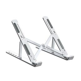 Tablet Pc Stands Laptop Aluminium Alloy Stand For Book Air Pro Ipad Notebook Foldable Bracket Holder Drop Delivery Computers Networkin Ot0Bz