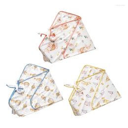 Blankets Swaddling Baby Ddle Blanket Hooded Stroller Wrap Slee-Bag For Infant Boys Girls Breathable Sleep Sack Born Crib Bedding Drop Ot5V2