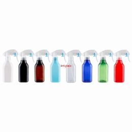 200ml X 12 Empty Square Trigger Sprayer Bottles For Kitchen Cleaning Household Colored Plastic Pump Watering Containersgood package Npavn