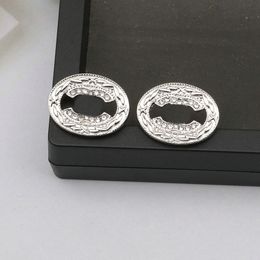 Brand Letter Diamond Earrings Designer Jewelry Stud Earrings For Women Jewelry Accessories Gifts