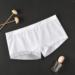 Underpants Mens Ice Silk Transparent Boxers Thin Low Waist Mesh Summer Sexy Breathable Maid Costume Panties Traceless Intimate