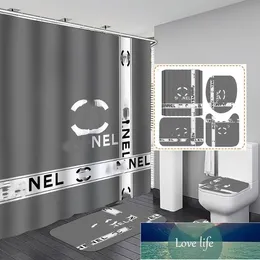 Shower Curtains Printing Mticolor Curtain Bathroom Classic Fashion Partition Drop Delivery Home Garden Bath Accessories Dh2Yr