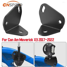 All Terrain Wheels Rear Led Flag Whip Antenna Light Heavy Duty Mounting Bracket Mount Adjustable Can-Am Maverick X3 2024