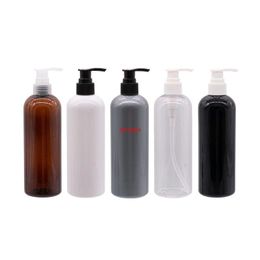 Empty Cosmetic Travel Bottles With Black White Transparent Lotion Pump 300ml Capacity Plastic Containers For Shampoo Liquid Soapgood pa Glvo