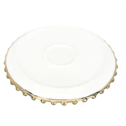 Plates Pasta Noodles Dim Sum Plate Household Dessert Steak For Home Western Ceramic Tableware White Dish Round Breakfast