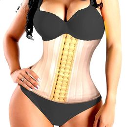 AfruliA Latex Shapewear Long Torso Fajas 25 Steel Bones Firm Rubber Waist Trainer Workout Hourglass Body Shaper Belt Strap 240130