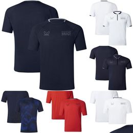 Men's Polos 2024 New F1 Fans Wear T-shirt Forma 1 Team Mens Shirts Summer Racing Casual Sports Jersey Tee Plus Size Custom Dhlbc Vck8