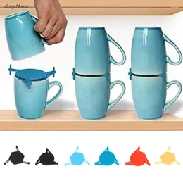 Mugs Cup Stacker Retractable Adjustable Fixed Holder Space-saving Bowl Jar Kitchen Storage Household Use Drinkware