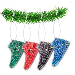 Decorative Figurines Circuit Board Ornament Sneaker Pendant Decoration Art Valentine'S Day Gift Computer Geek Software Programmer Christmas