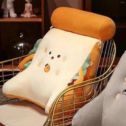 Pillow Backrest Washable Removable Cover Soft Cartoon Animal Back Support For Office Chair Bedside