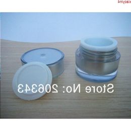 5g Silver ACRYLIC cylinder shape cream bottle,cosmetic container,,cream jar,Cosmetic Jar,Cosmetic Packagingbest qty Owabk