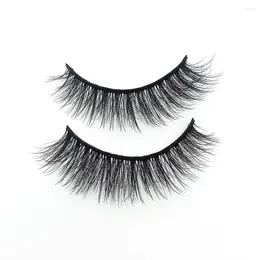 False Eyelashes 10 Pairs Natural Look 3D Fluffy Faux Volume Eyelash Extensions Short Fake Lashes