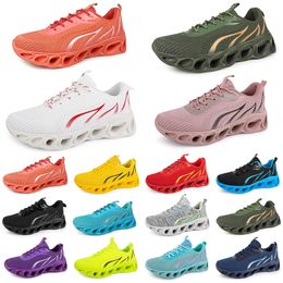 GAI GAI GAI Men Women Running Shoes Fashion Trainer Triple Black White Red Yellow Green Blue Peach Teal Purple Orange Light Pink Breathable Sports Sneakers Nineteen