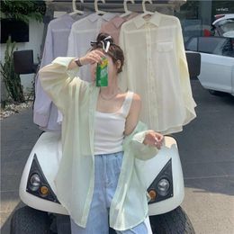 Women's Blouses Shirts Women Simple Leisure Summer Clothing Young Ladies Ins Korean Style Cosy Arrival All-match Fit Fashion Cool