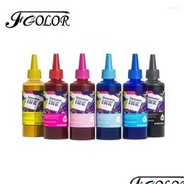 Ink Refill Kits 100Ml 6 Sublimation For Dx5 Dx6 Xp600 L805 1390 1400 Printhead Printer Colours Drop Delivery Dhgoz