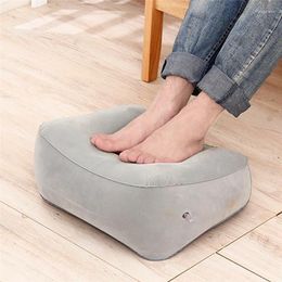 Pillow Portable Soft Foot Rest Pvc Air Travel Office Feet Release Tool Foldableundertable Inflatable Footrest Relax Furniture Tools