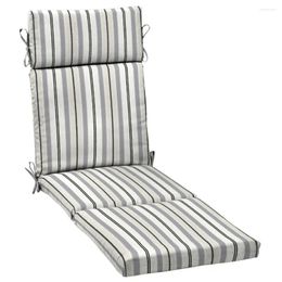 Pillow Better Homes & Gardens 72" X 21" Grey Stripe Rectangle Chaise Lounge 1 Piece