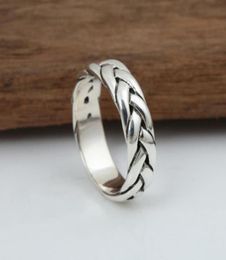 Hand retro Thai silver ring real 925 sterling silver Jewellery for men and women wedding ring9518296