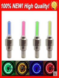 LED Flash Tyre Bike Wheel Valve Cap Light Car Bike Bicycle Motorbicycle Wheel Tyre Light LED Car Light Blue Green Red Yellow Light1538930