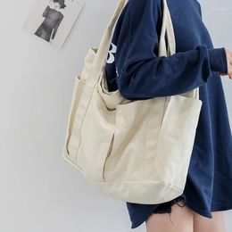 Waist Bags Cross-Border Tote Bag Canvas Shoulder For Women 2024 Japanese Style Large Capacity Crossbody Handbag