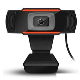 Webcams Newest 12.0Mp Usb 2.0 Camera Web Cam 360 Degree Mic Clip-On Webcam For Skype Computer Pc Laptop Desktops Drop Delivery Compute Othaf