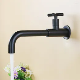 Bathroom Sink Faucets Single Handle Basin Faucet Wall Mounted Cold Water Taps Kitchen Garden Mop