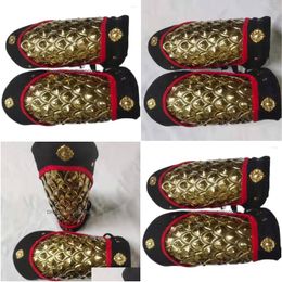 Elbow Knee Pads Outdoor Tactics Chinese Style Royal Guards Flying Fish Suit Armour Ancient Wrist Guard Drop Delivery Sports Outdoor Dhy6E