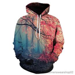 Men's Hoodies Sweatshirts Forest Department Light-colored Hoodie Men and Women With the Same Style Hoodie Handsome Spring and Autumn Casual Couples Wear