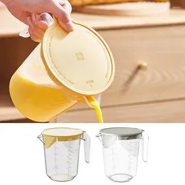 Measuring Tools Kitchen Cups 100ML Tip Mouth Plastic Jug Cup | Large Capacity Liquid Pitcher With Lid Tool