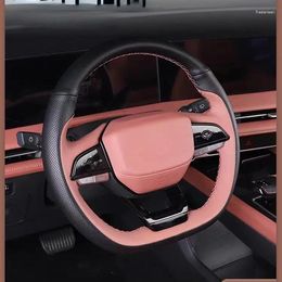 Steering Wheel Covers Suitable For Chang An CS75PLUS 2024 Hand Sewing Leather Cover Anti Slip And Sweat Absorption