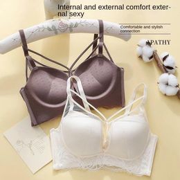 Bras Thickened Lingerie For Women With Small Breasts Gathered At 6cm Showing Large But Not Empty Cups 3 To 5cm Without Steel Ring