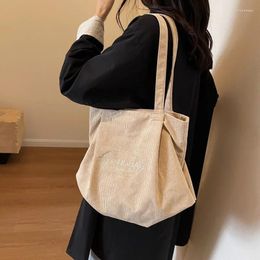 Waist Bags Japanese Style Large Capacity Shoulder Tote Bag Corduroy Women's Idle College Students Wholesale