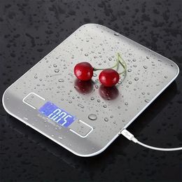 Kitchen Digital Scale Multifunction Portable Weighing LCD Display USB Charging Electronic Scales Baking Measuring Tools 240129