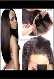 Products Drop Delivery 2021 Zhifan 818Inch 360 Full Lace Wig Peruvian Hair Natural Fluffy Long 100Percent Human Hairs Wigs Cutob729229548