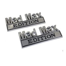 Adesivi per auto Adesivi per auto 2Pack Mad Max Edition Adesivo Camion Emblemi esterni Distintivo Decalcomania 3D compatibile con F150 F250 F350 1500 2500 Dhsyv