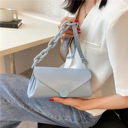 Evening Bags Small Women's 2024 Summer Trend Foreign Style Messenger Square Korean Fashion Single Shoulder Armpit Bag Woman Handbags