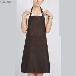 Aprons Kitchen Apron Barista Bartender Chef BBQ Hairdressing Cooking Apron Catering Uniform Anti-Dirty Overalls Kitchen Accessories