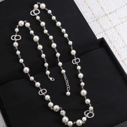 Silver Necklaces Luxury Designer Jewellery Pearl Gifts B9HJ