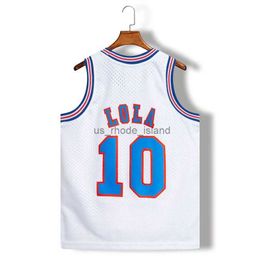 Jerseys Children Kid Movie Cosplay Space-Jam Tune-Squad #23 #1 BUGS #10 LOLA #22 Murray Bunny Basketball Jersey Stitched Number