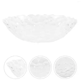 Dinnerware Sets Storage Serving Platter Crystal Fruit Plate Plastic Christmas Trays Irregular Shaped