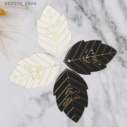 Labels Tags 100pcs Leaf Shaped Paper Tags for You Gift Tags Wedding Birthday Christmas Party Packaging Supplies Goodie Cake Bags Decoration Q240217