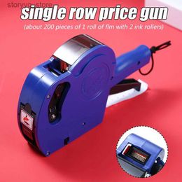 Labels Tags Plastic Handheld Price Label Gun 8 Digits Tag Labeller Machine With 2 Ink Roller 200pcs Label For Supermarket Shopping Mall Q240217