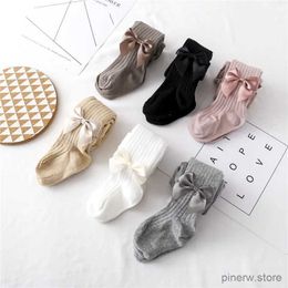 Kids Socks New Bowknot Tights For Girls Knitted Cotton Autumn Kids Girls Tights High Waist Children Pantyhose Baby Girl Toddler Pantyhose