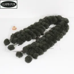 Scarves Sell Outdoor Feamle Genuine Fur Wrap Lady Winter Warm Real Muffles Fashion Women Scarf