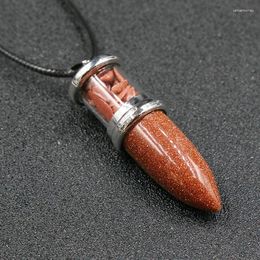 Charms 1ps Natural Amethyst Crystal Gravel Pendant DIY Spirit Swing Ornament Pendants Vintage Jewellery Pendulum