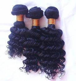Raw Indian Temple Virgin Hair Weaves Deep Wave Human Hair Bundles 3pcs 8A Grade Natural Colour Dyeable 830 inch32742083177465