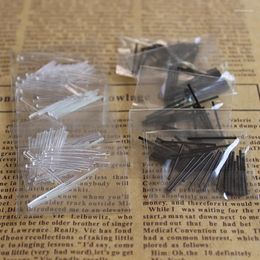 Stud Earrings 10Pcs Hypoallergenic Simple Plastic Clear Ear Pins Needle And Resin Anti-allergy Earring Jewellery DIY Accessories